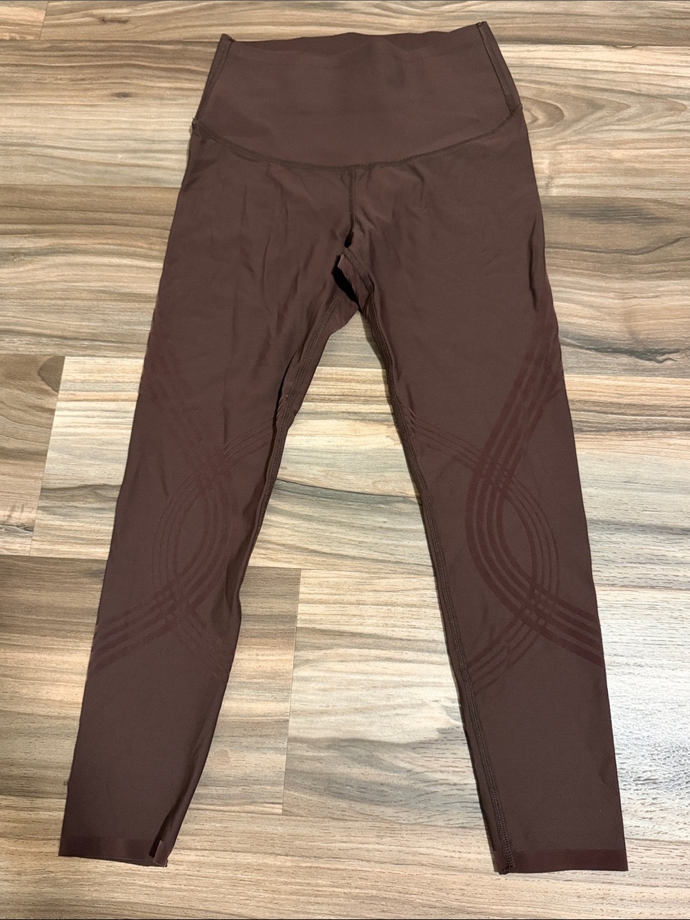 Fanka Body Sculpt 7/8th Leggings Brown Small Powerlift Lift Curve Compression